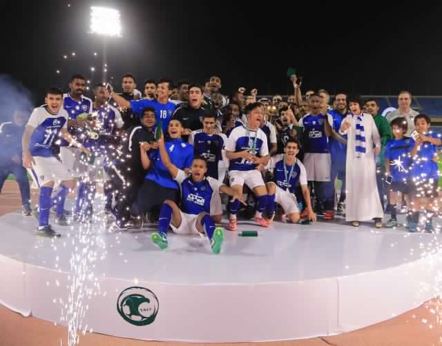 فريق شباب الهلال بطلًا لكأس الاتحاد