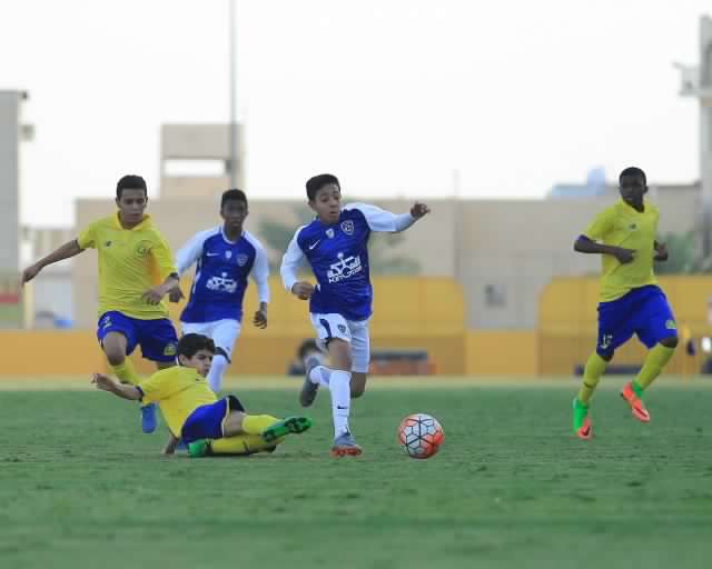 فريق براعم الهلال يخسر لقاء النصر