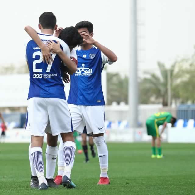 ناشئو الهلال يكسبون لقاء الروضة