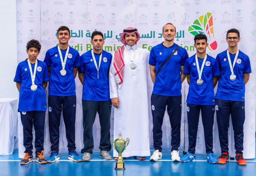 شباب ريشة الهلال يحققون المركز الثاني في الدوري